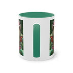 Mug – Cat BKH/BSH with flower in comic style, 325 ml
