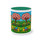 Mug – “Cat &amp; Chicks”, Easter/Spring, 325 ml