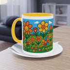 Mug – “Flower Meadow”, Easter/Spring, 325 ml