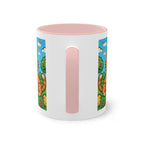 Mug – “Cat &amp; Chicks”, Easter/Spring, 325 ml