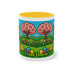 Mug – “Cat &amp; Chicks”, Easter/Spring, 325 ml