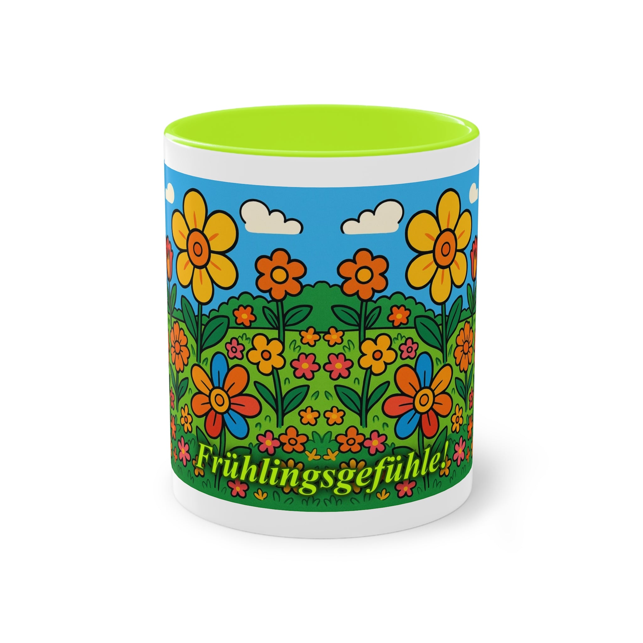 Mug – “Flower Meadow”, Easter/Spring, 325 ml