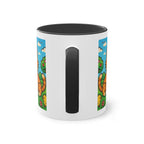 Mug – “Cat &amp; Chicks”, Easter/Spring, 325 ml