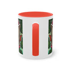 Mug – Cat BKH/BSH with flower in comic style, 325 ml