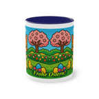 Mug – “Cat &amp; Chicks”, Easter/Spring, 325 ml