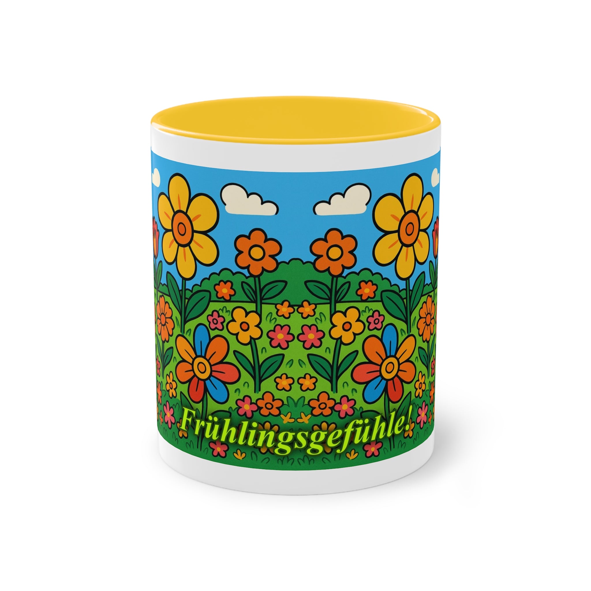 Mug – “Flower Meadow”, Easter/Spring, 325 ml