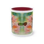 Mug – Cat BKH/BSH with flower in watercolor style, 325 ml