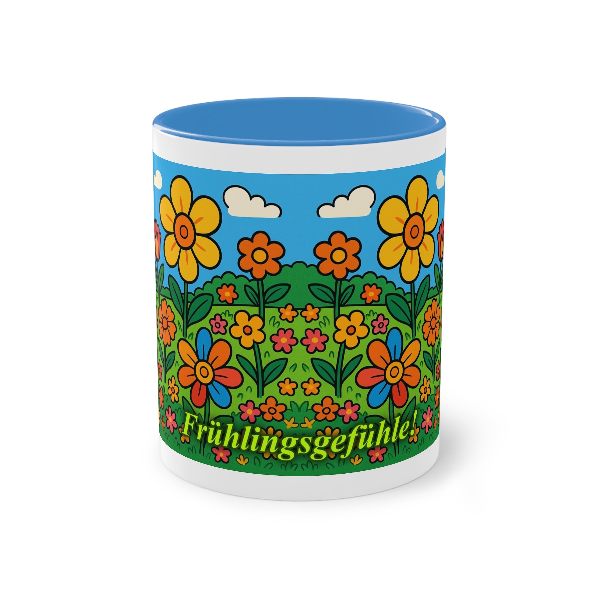 Mug – “Flower Meadow”, Easter/Spring, 325 ml