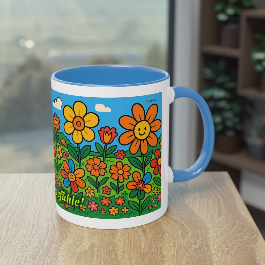 Mug – “Flower Meadow”, Easter/Spring, 325 ml