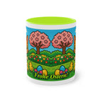 Mug – “Cat &amp; Chicks”, Easter/Spring, 325 ml