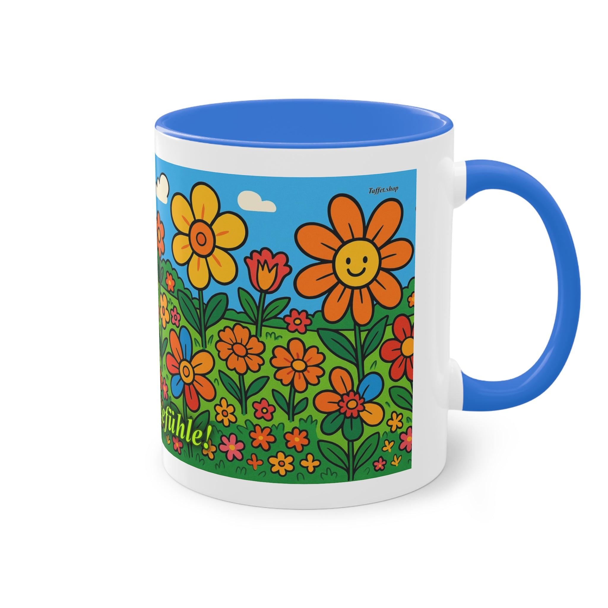 Mug – “Flower Meadow”, Easter/Spring, 325 ml