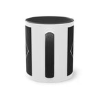 "Squares" designer mug from the "Black &amp; White" collection by Taffet.shop, 325 ml