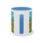 Mug – “Cat &amp; Chicks”, Easter/Spring, 325 ml