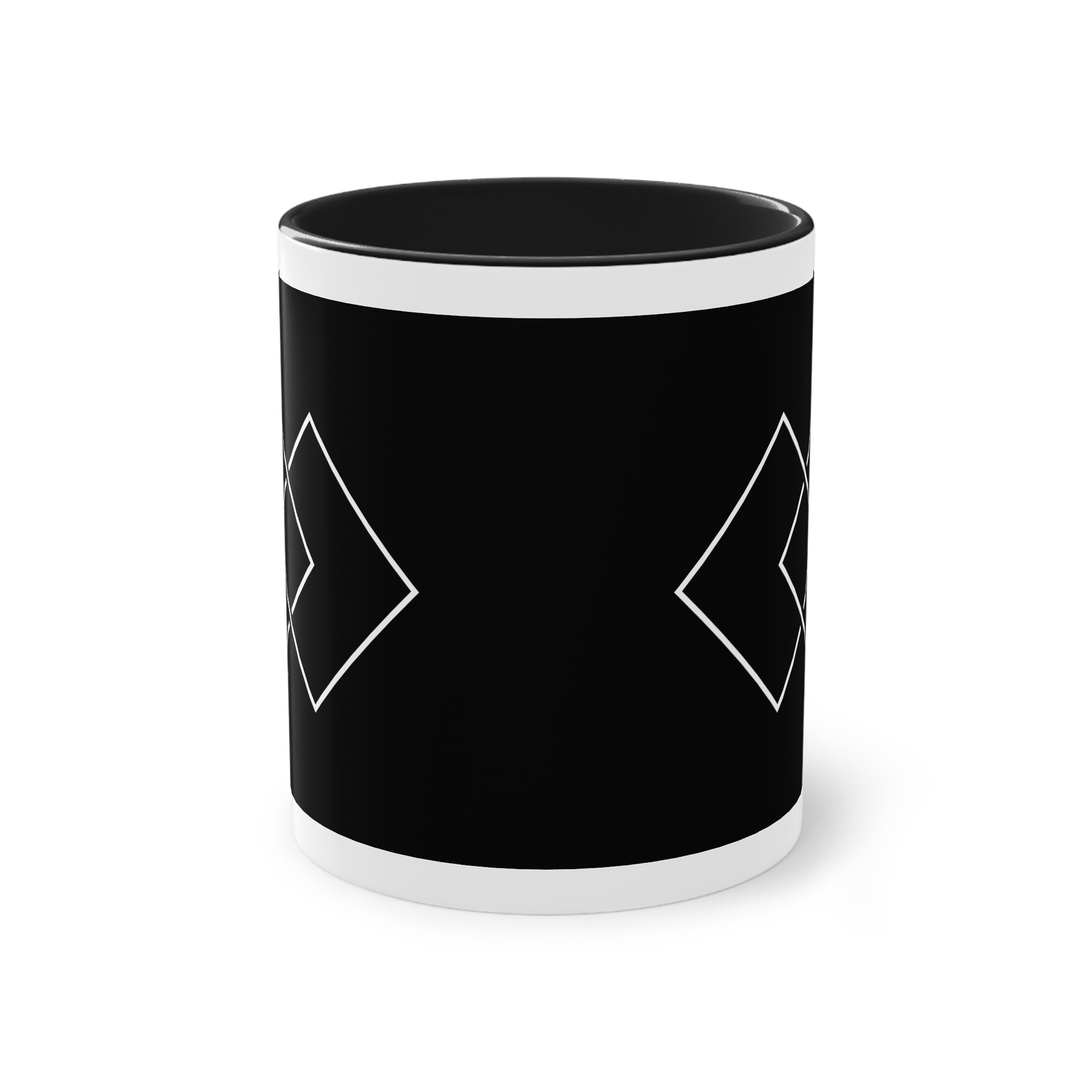 "Squares" designer mug from the "Black &amp; White" collection by Taffet.shop, 325 ml