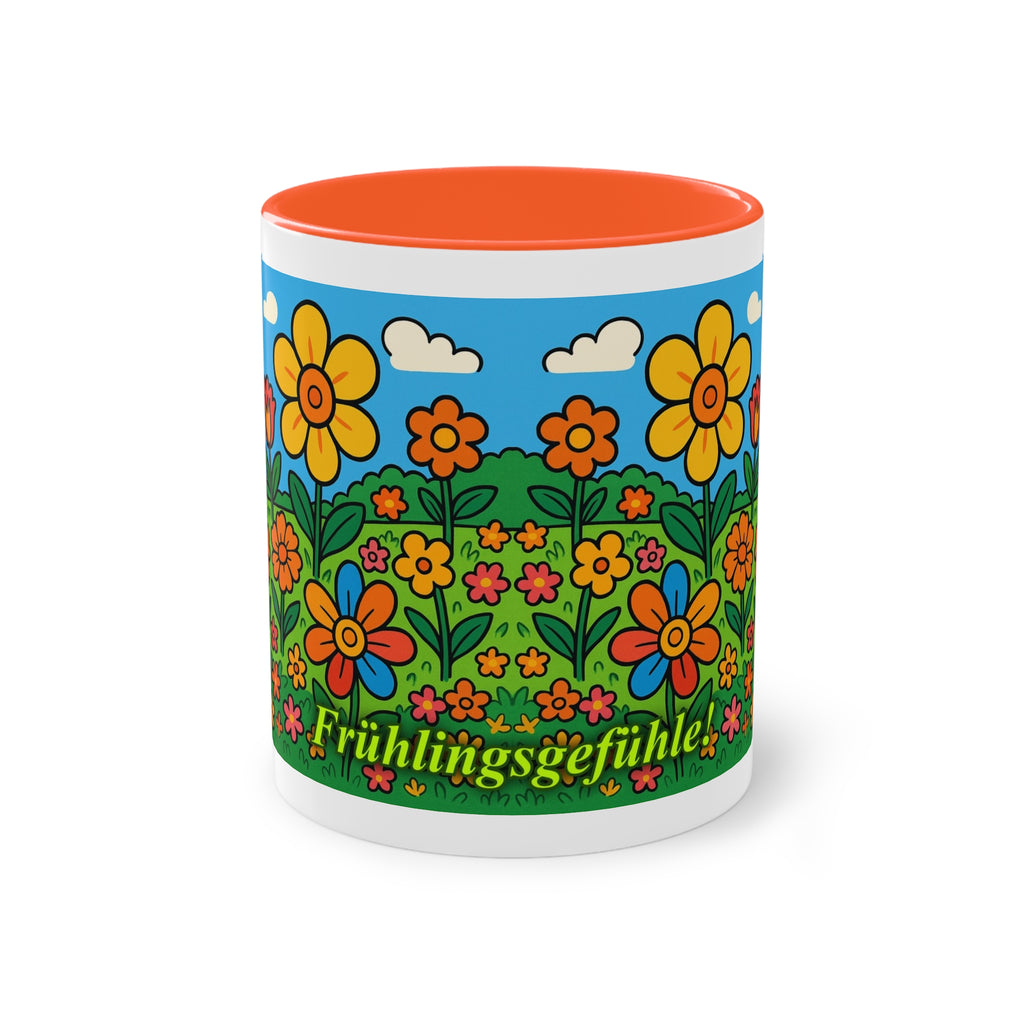 Mug – “Flower Meadow”, Easter/Spring, 325 ml
