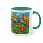 Mug – “Flower Meadow”, Easter/Spring, 325 ml