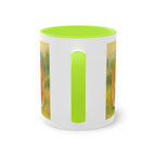 Mug – “Dog and Girl” in watercolor style, 325 ml