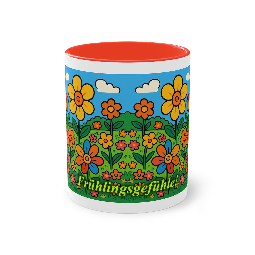 Mug – “Flower Meadow”, Easter/Spring, 325 ml