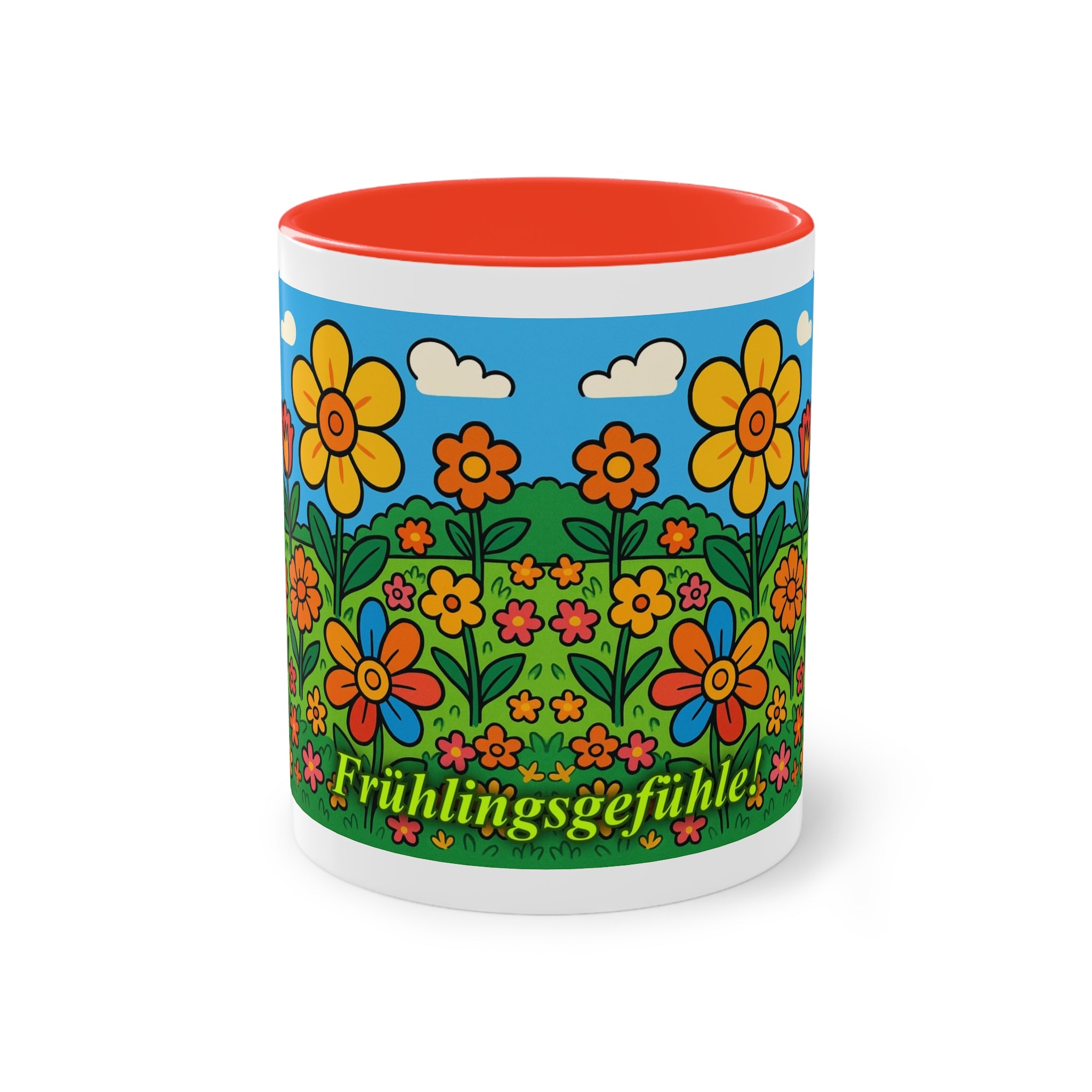 Mug – “Flower Meadow”, Easter/Spring, 325 ml