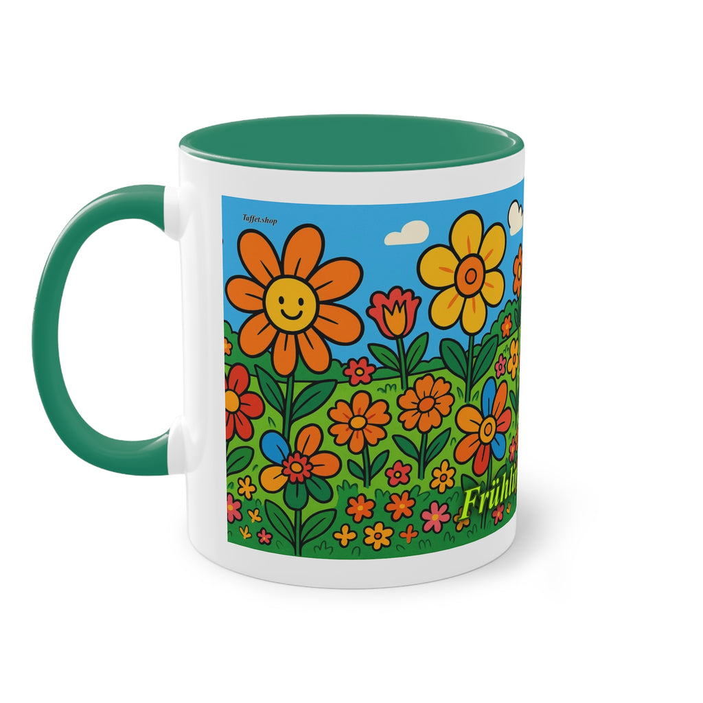 Mug – “Flower Meadow”, Easter/Spring, 325 ml