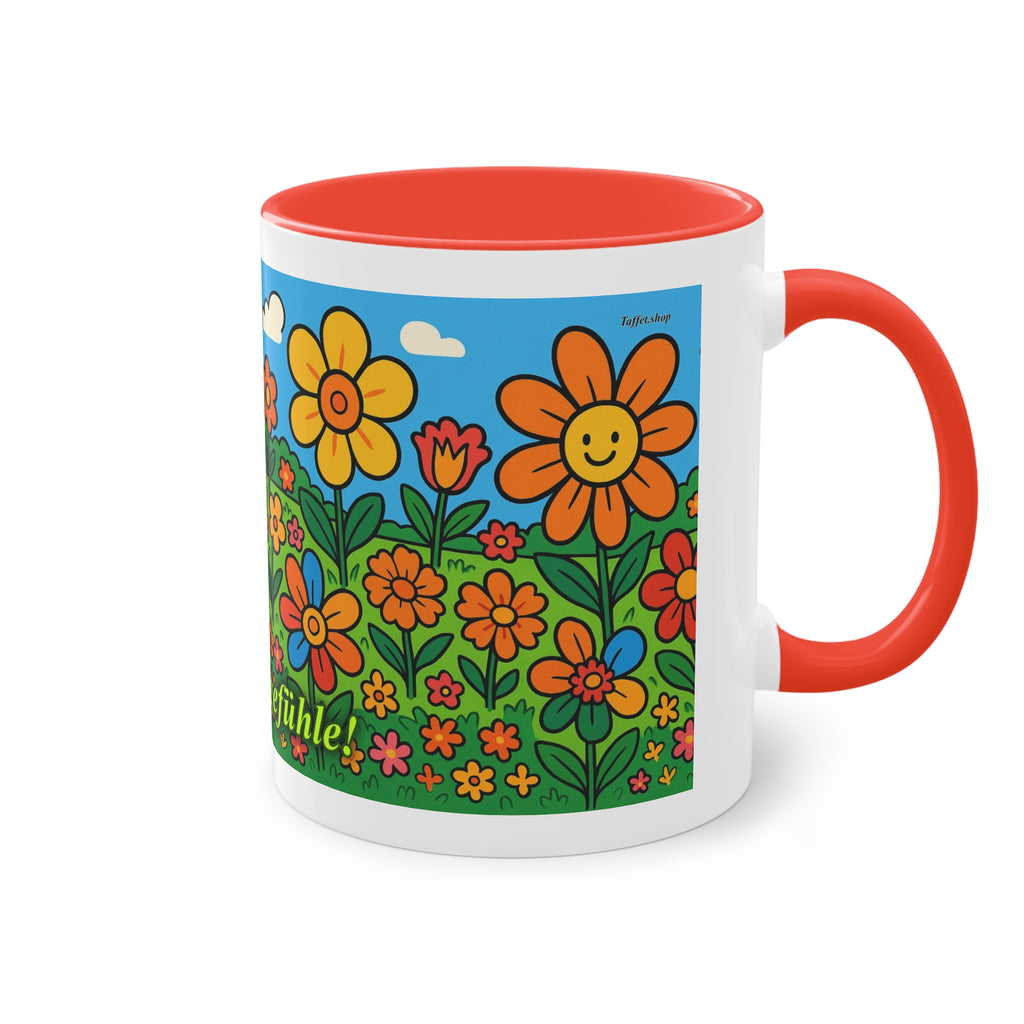 Mug – “Flower Meadow”, Easter/Spring, 325 ml