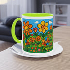 Mug – “Flower Meadow”, Easter/Spring, 325 ml