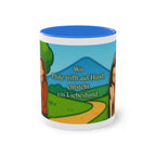 Mug – “Dog and Cat Love with Wife” in comic style, 325 ml