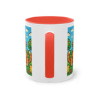 Mug – “Cat &amp; Chicks”, Easter/Spring, 325 ml