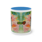 Mug – Cat BKH/BSH with flower in watercolor style, 325 ml