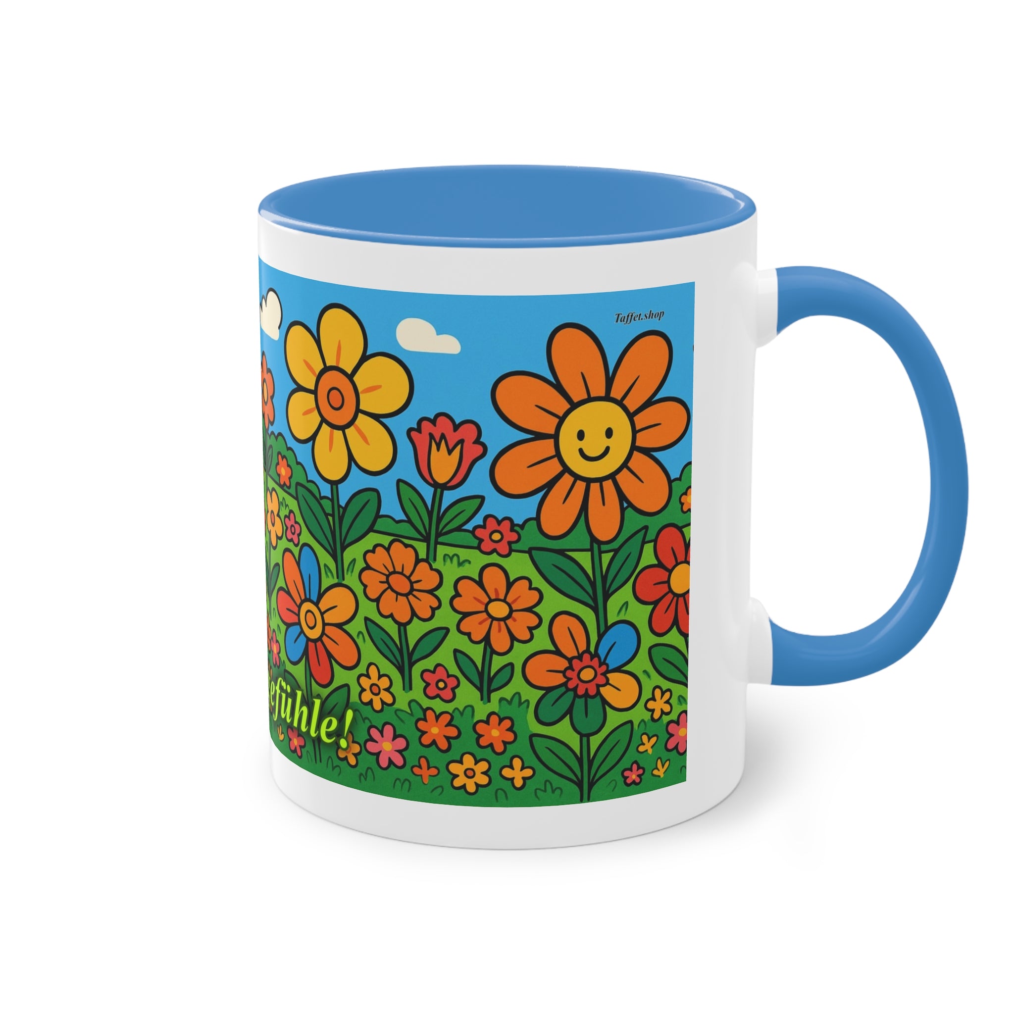 Mug – “Flower Meadow”, Easter/Spring, 325 ml