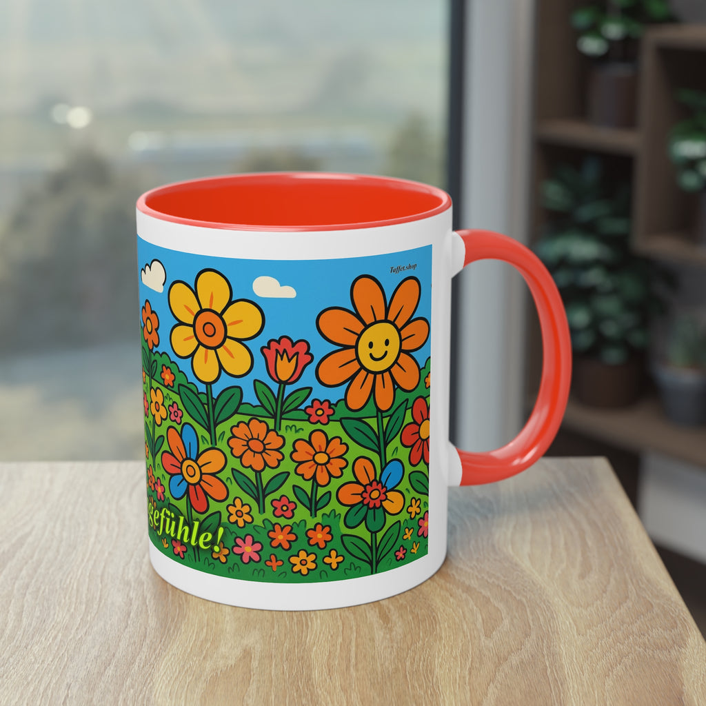 Mug – “Flower Meadow”, Easter/Spring, 325 ml