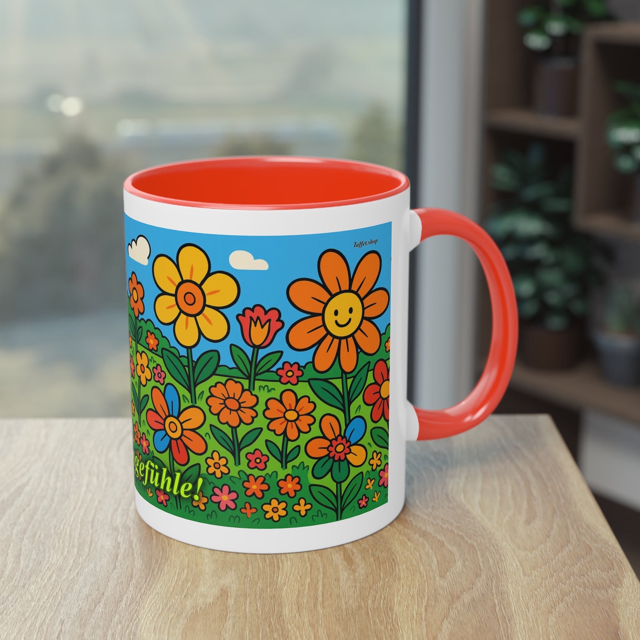 Mug – “Flower Meadow”, Easter/Spring, 325 ml