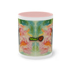 Mug – Cat BKH/BSH with flower in watercolor style, 325 ml