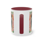 Mug – Cat BKH/BSH with flower in watercolor style, 325 ml