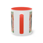 Mug – Cat BKH/BSH with flower in watercolor style, 325 ml