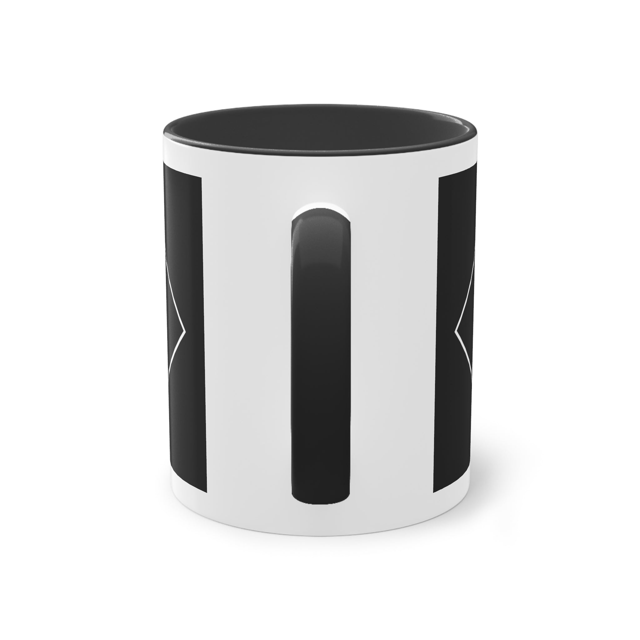 "Squares" designer mug from the "Black &amp; White" collection by Taffet.shop, 325 ml