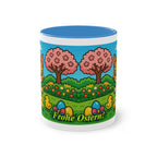 Mug – “Cat &amp; Chicks”, Easter/Spring, 325 ml