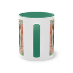 Mug – Cat BKH/BSH with flower in watercolor style, 325 ml