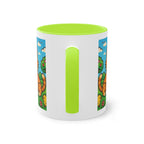 Mug – “Cat &amp; Chicks”, Easter/Spring, 325 ml