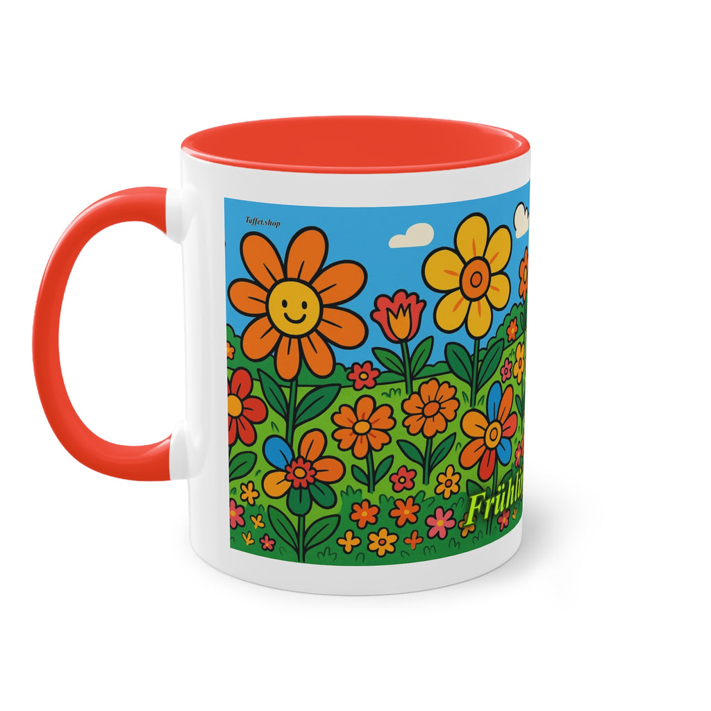 Mug – “Flower Meadow”, Easter/Spring, 325 ml