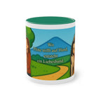 Mug – “Dog and Cat Love with Wife” in comic style, 325 ml