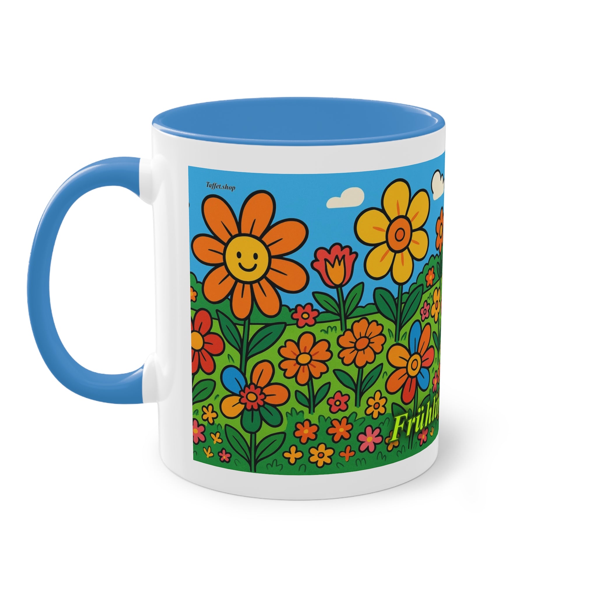 Mug – “Flower Meadow”, Easter/Spring, 325 ml