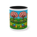 Tasse – „Katze & Küken“, Ostern/Frühling, 325 ml