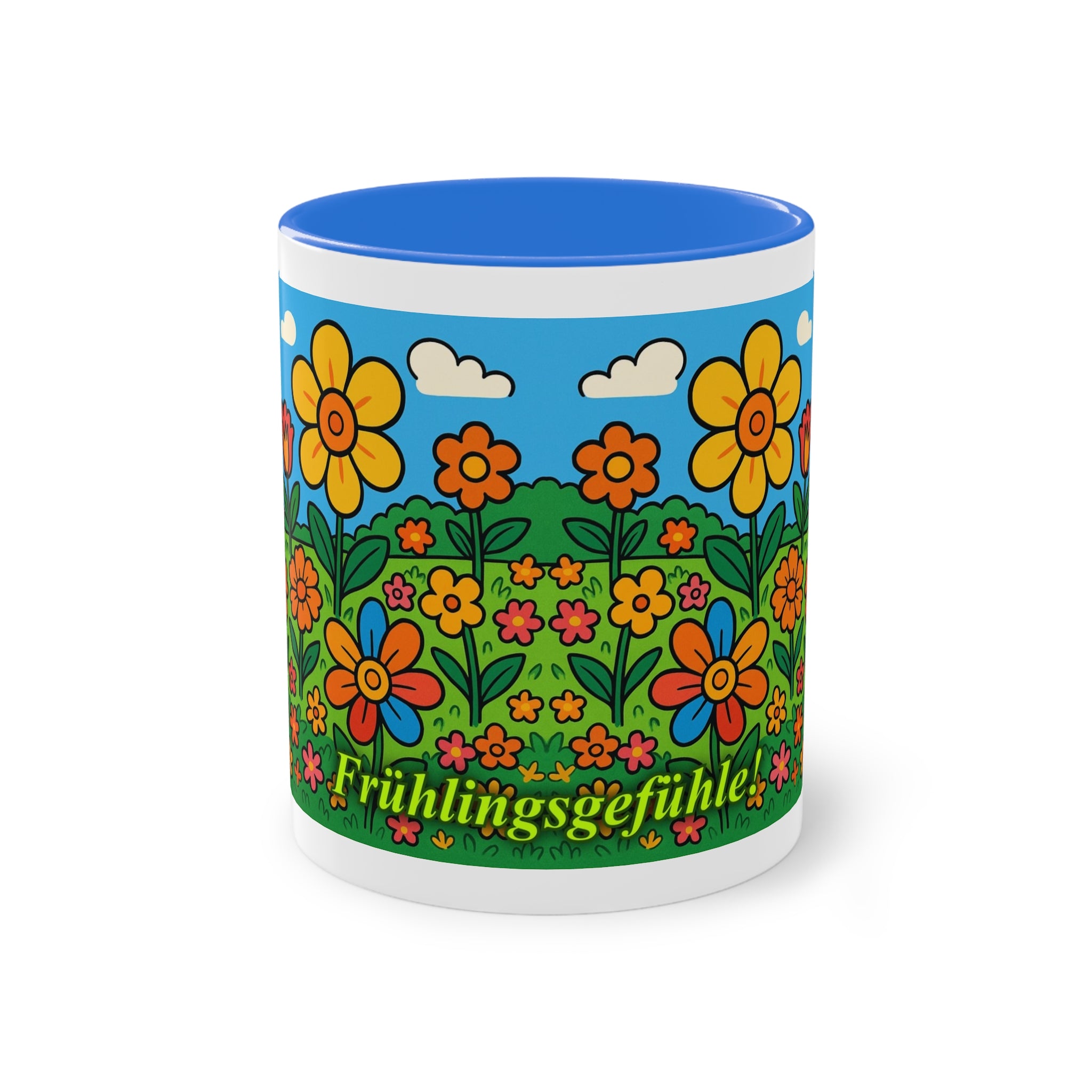 Mug – “Flower Meadow”, Easter/Spring, 325 ml