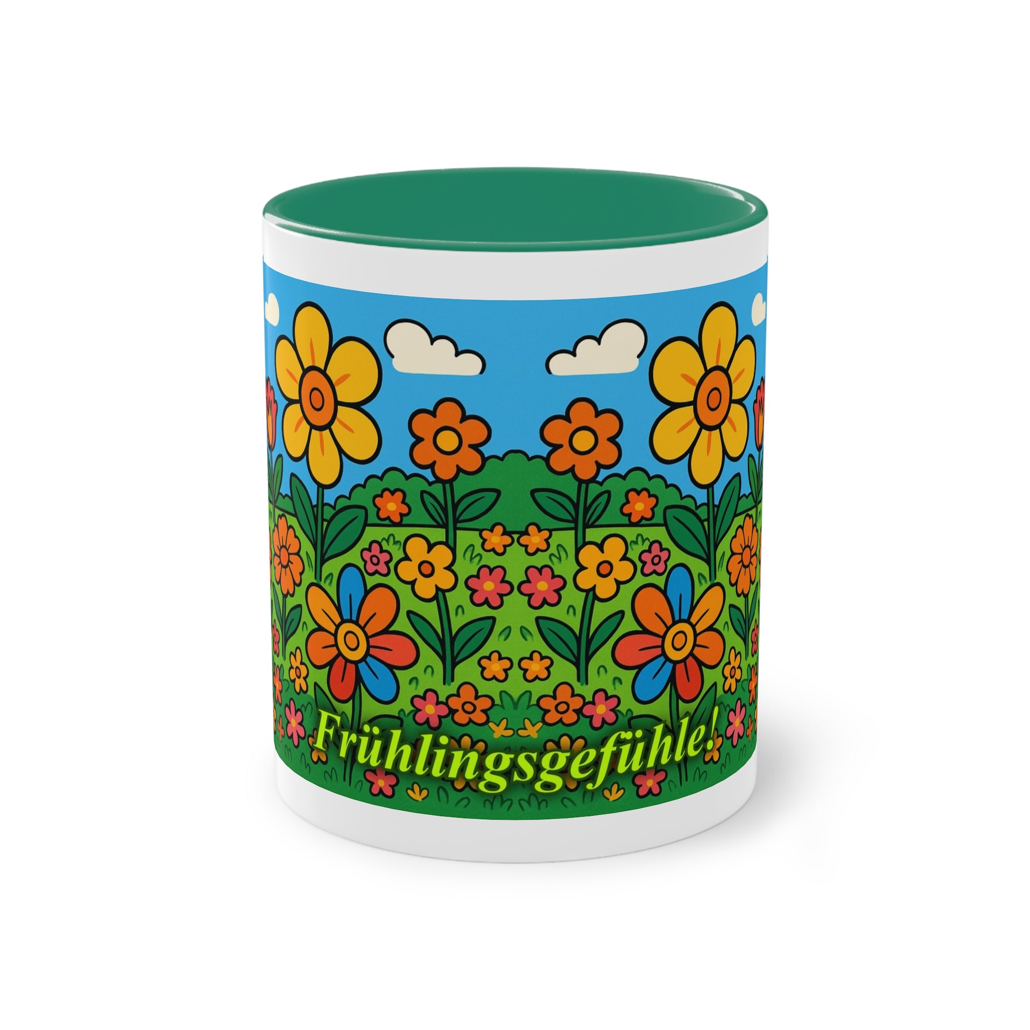 Mug – “Flower Meadow”, Easter/Spring, 325 ml