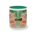 Mug – Cat BKH/BSH with flower in watercolor style, 325 ml