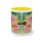 Mug – Cat BKH/BSH with flower in watercolor style, 325 ml