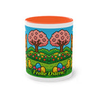Mug – “Cat &amp; Chicks”, Easter/Spring, 325 ml