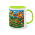 Mug – “Flower Meadow”, Easter/Spring, 325 ml