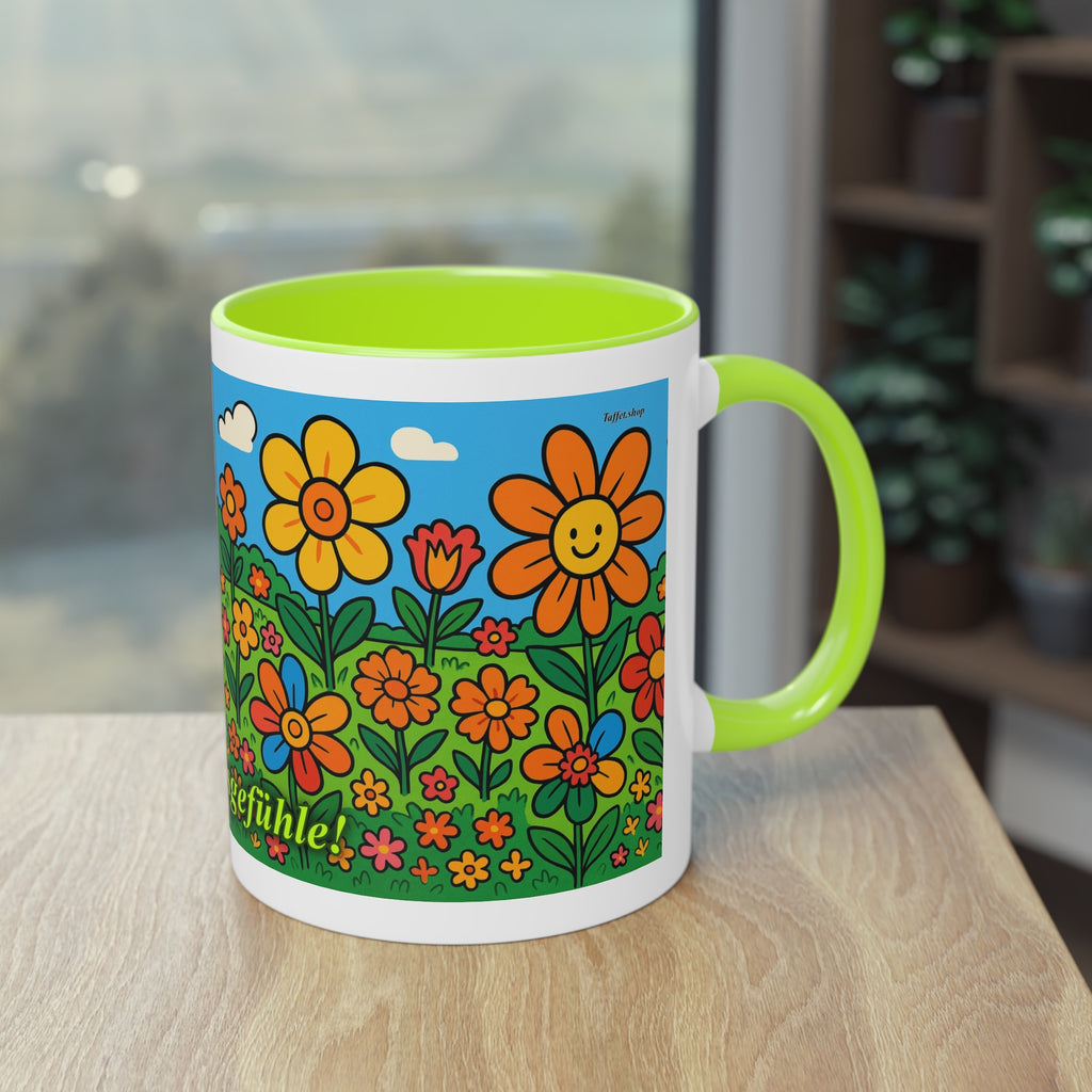 Mug – “Flower Meadow”, Easter/Spring, 325 ml